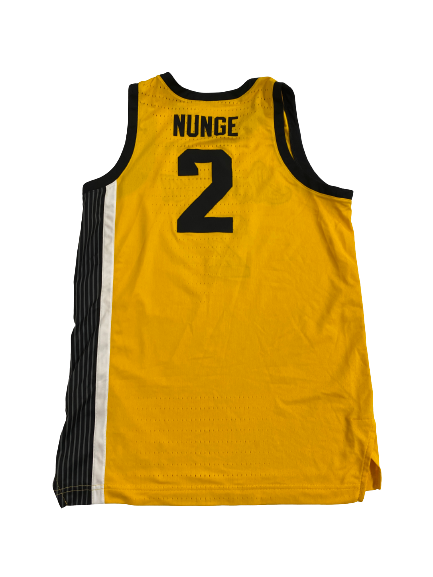 Jack Nunge Iowa Basketball 2019-2020 Season Game-Worn Jersey (Size 48)