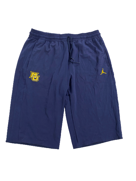 Theo John Marquette Basketball Player-Exclusive 3/4 Length Shorts (Size XL)