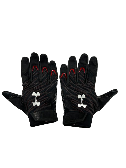 Darrien Stewart Utah Football Player-Exclusive Gloves (Size XL)