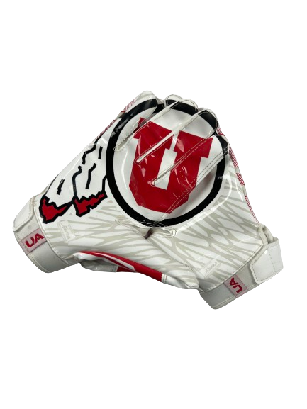 Darrien Stewart Utah Football Player-Exclusive Gloves (Size XL)