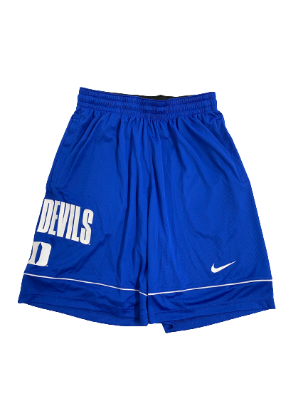 Theo John Duke Basketball Team-Issued Shorts (Size M)