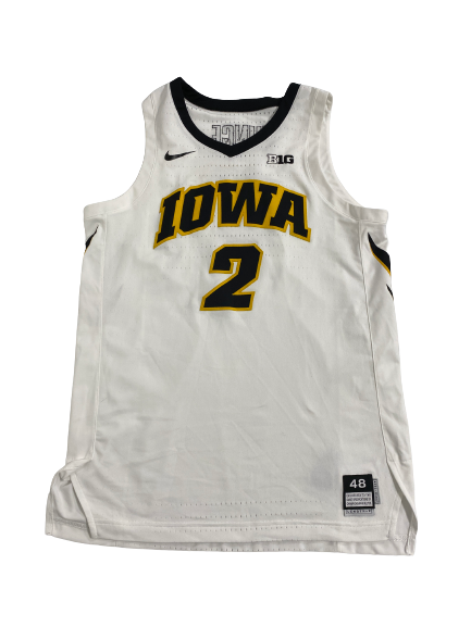 Jack Nunge Iowa Basketball 2018-2019 Season Game-Issued Jersey (Size 48)