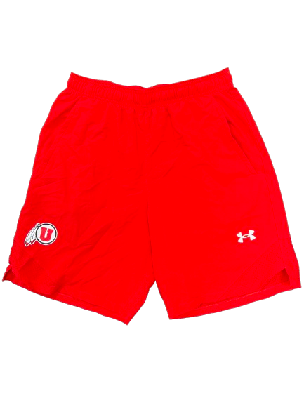 Darrien Stewart Utah Football Team Issued Shorts (Size M)