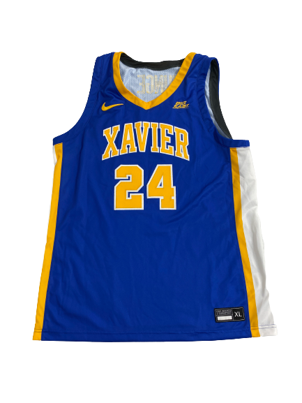 Jack Nunge Xavier Basketball 2021-2022 Game-Worn ALTERNATE Jersey *RARE* (Size XL)