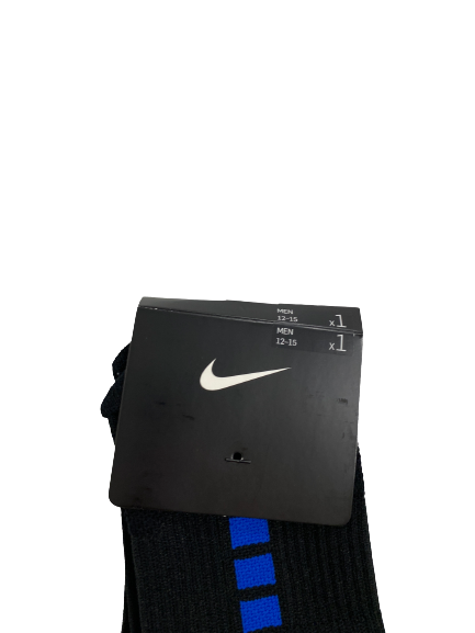 Theo John Duke Basketball Team-Issued Nike Elite Socks New – The