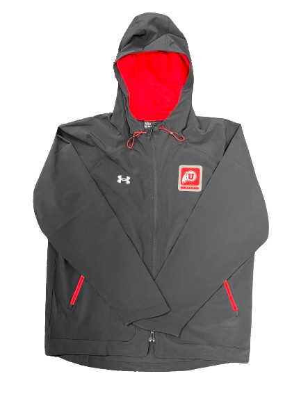 Darrien Stewart Utah Football Team Issued Zip-Up Jacket (Size XL)