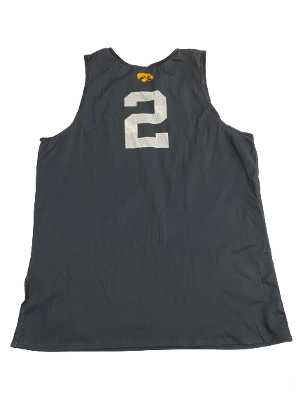 Jack Nunge Iowa Basketball Player-Exclusive Reversible Practice Jersey (Size XL)