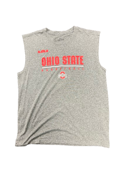Justin Ahrens Ohio State Basketball Team Issued "LeBron" Tank (Size L)