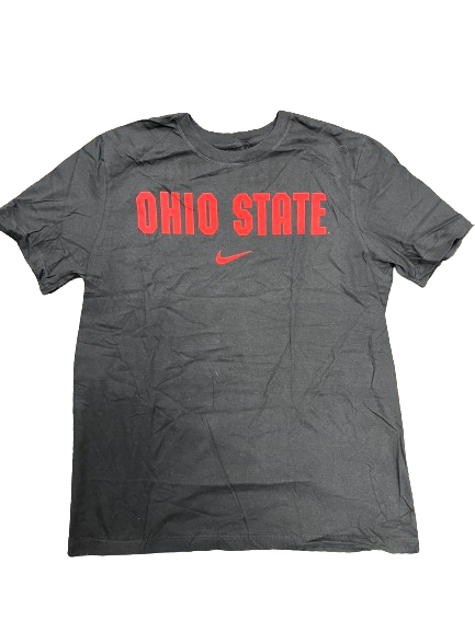 Justin Ahrens Ohio State Basketball Team Issued T-Shirt (Size L)