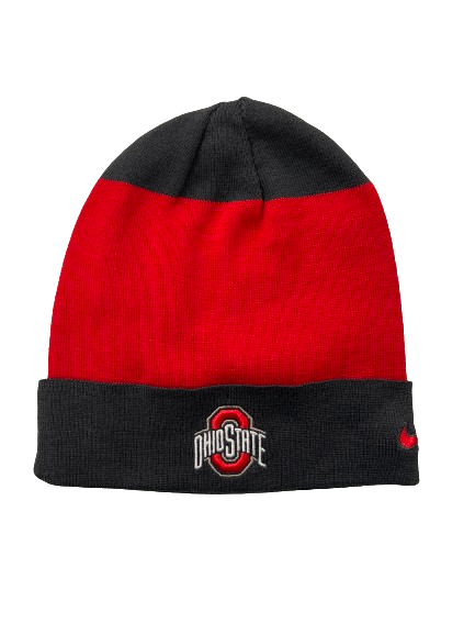 Justin Ahrens Ohio State Basketball Team Issued Beanie Hat