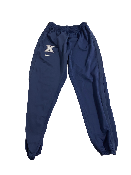 Jack Nunge Xavier Basketball Player-Exclusive Warm-Up Snap-Off Sweatpants (Size XLT)