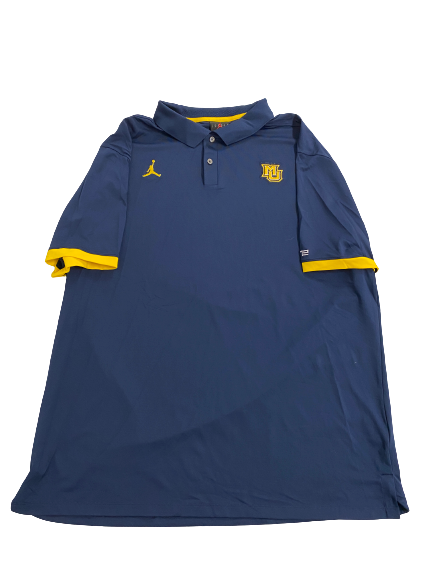 Theo John Marquette Basketball Team-Issued Polo Shirt (Size XL)
