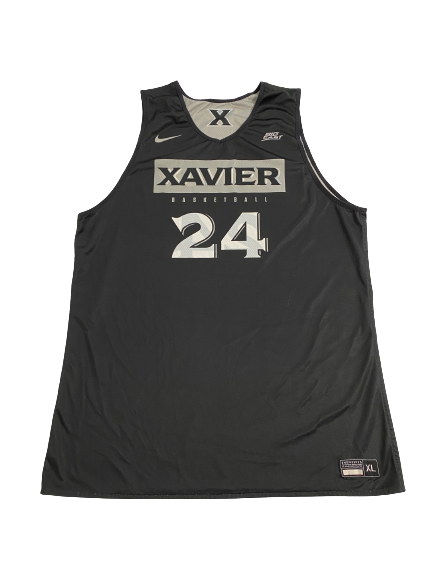 Jack Nunge Xavier Basketball Player-Exclusive Reversible Practice Jersey (Size XL)