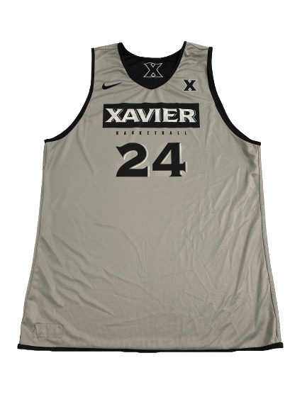Jack Nunge Xavier Basketball Player-Exclusive Reversible Practice Jersey (Size XL)