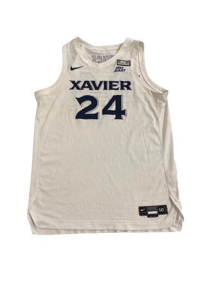 Jack Nunge Xavier Basketball 2021-2022 Season SIGNED and Inscribed "CROSSTOWN &