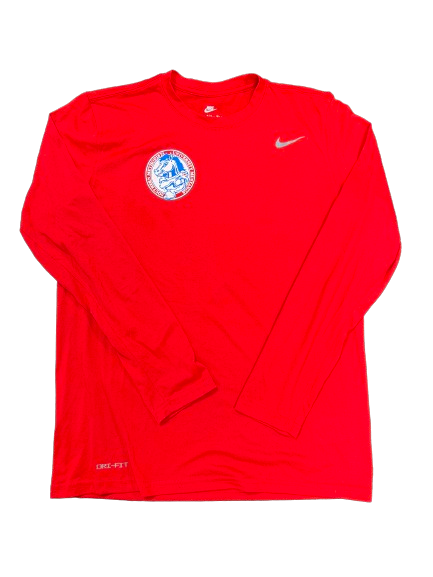 Ryan Bujcevski SMU Football Player Exclusive Long Sleeve Shirt (Size L)