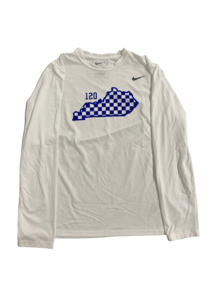 CJ Fredrick Kentucky Basketball Player-Exclusive Long Sleeve Shirt (Size L)