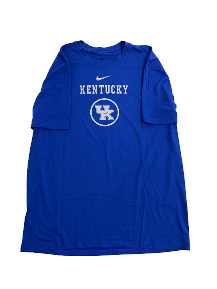 CJ Fredrick Kentucky Basketball Team-Issued T-Shirt (Size L)