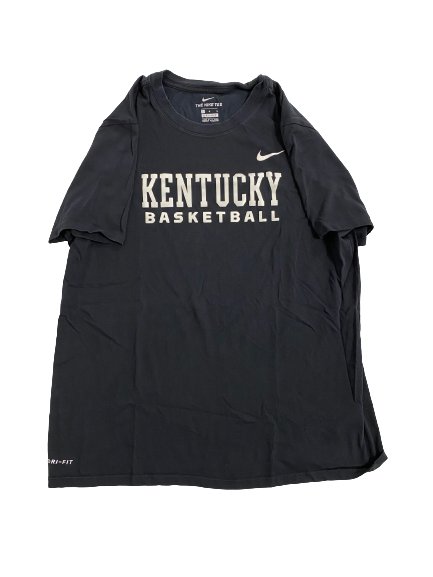 CJ Fredrick Kentucky Basketball Team-Issued T-Shirt (Size L)