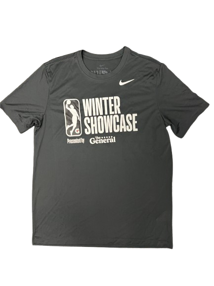 NBA Player Exclusive On-Court "NBA G League Winter Showcase" Pre-Game Warm-Up Shooting Shirt (Size L)