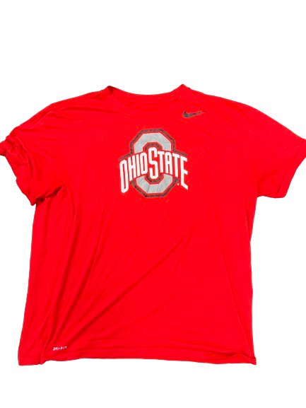 Chip Trayanum Ohio State Football Team Issued T-Shirt (Size XXL)
