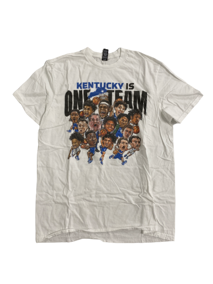 CJ Fredrick Kentucky Basketball "KENTUCKY IS ONE TEAM" T-Shirt (Size L)