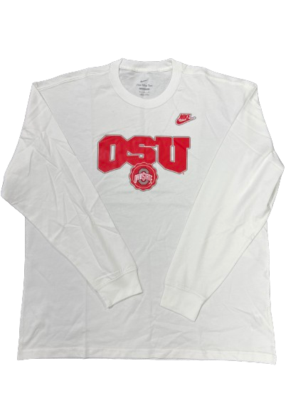 Chip Trayanum Ohio State Football Team Issued Long Sleeve Shirt (Size XL)