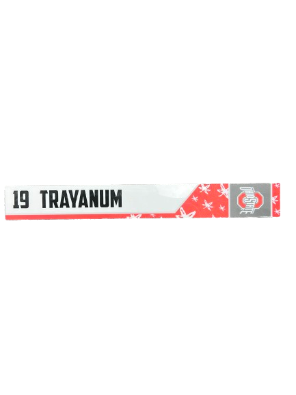 Chip Trayanum Ohio State Football Locker Room Heavy Duty Plexiglass Locker Room Nameplate