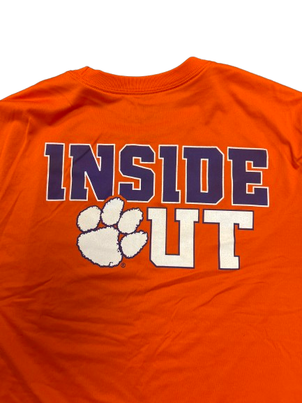 Hunter Helms Clemson Football Player Exclusive "FOCUS INSIDE OUT" T-Shirt (Size XL)