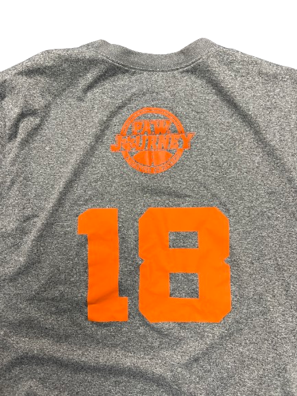 Hunter Helms Clemson Football Player Exclusive "I AM P.A.W. JOURNEY" Pre-Game Warm-Up Long Sleeve Shirt WITH 