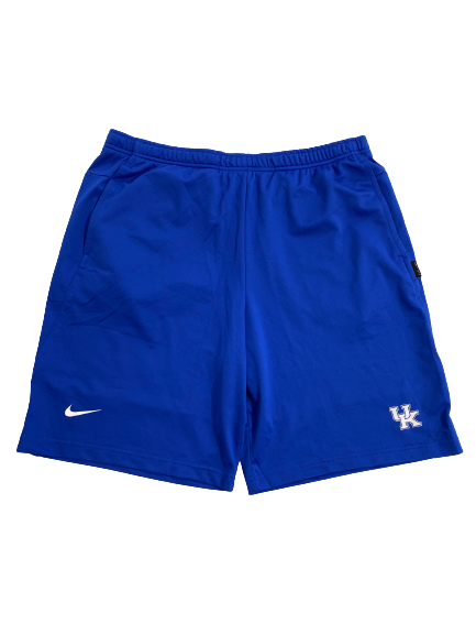 CJ Fredrick Kentucky Basketball Team-Issued Shorts (Size L)