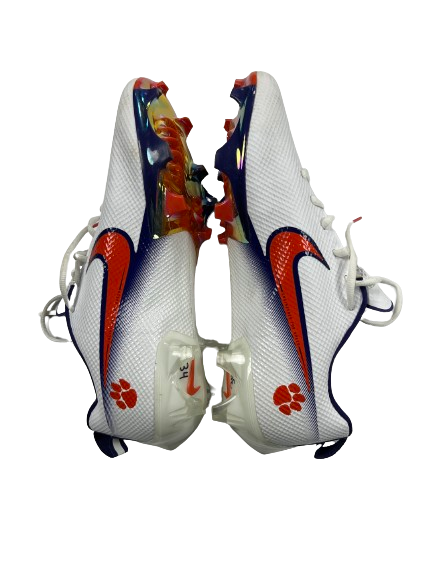 Hunter Helms Clemson Football Player Exclusive Nike Vapor Low Cleats (Size 11.5)
