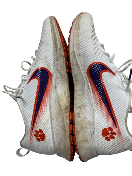 Hunter Helms Clemson Football Player Exclusive Vapor Shoes (Size 11.5)