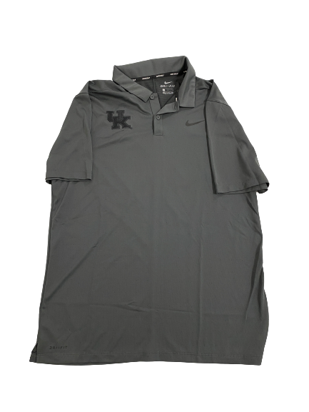 CJ Fredrick Kentucky Basketball Team-Issued Polo Shirt (Size L)