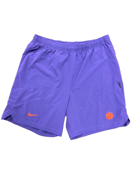 Hunter Helms Clemson Football Team Issued Workout Shorts (Size L)