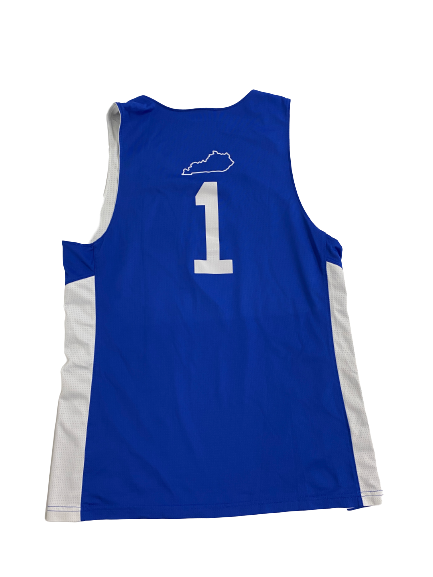 CJ Fredrick Kentucky Basketball Player-Exclusive Reversible Practice Jersey (Size L)