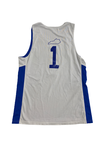 CJ Fredrick Kentucky Basketball Player-Exclusive Reversible Practice Jersey (Size L)