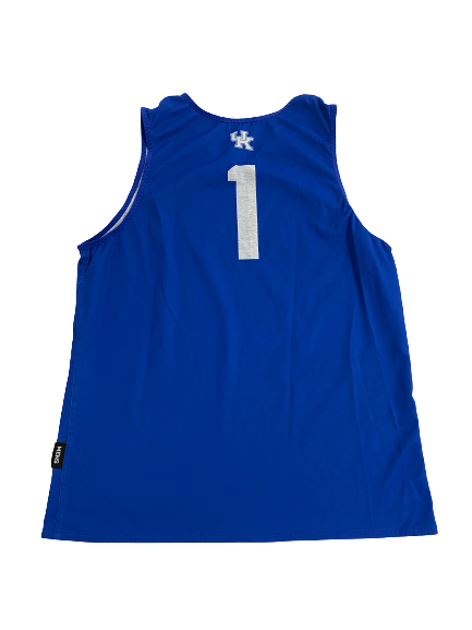 CJ Fredrick Kentucky Basketball Player-Exclusive Reversible Practice Jersey (Size L)