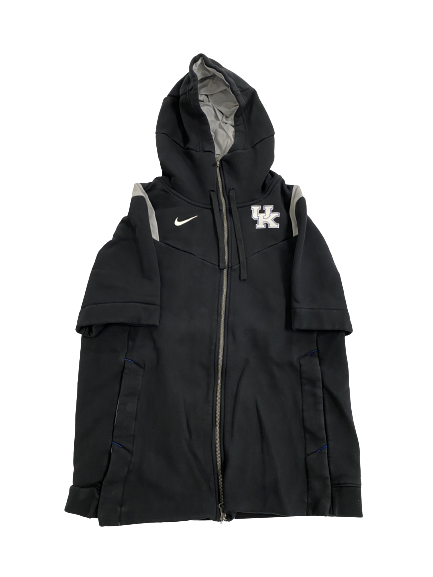 CJ Fredrick Kentucky Basketball Player-Exclusive Short Sleeve Travel Zip-Up Jacket (Size L)