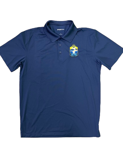 Jake Thaw Michigan Football Player Exclusive "OUR STATE" Michigan Team Trip Polo Shirt (Size L)