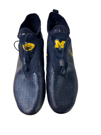 Jake Thaw Michigan Football Player Exclusive Cleats (Size 12)