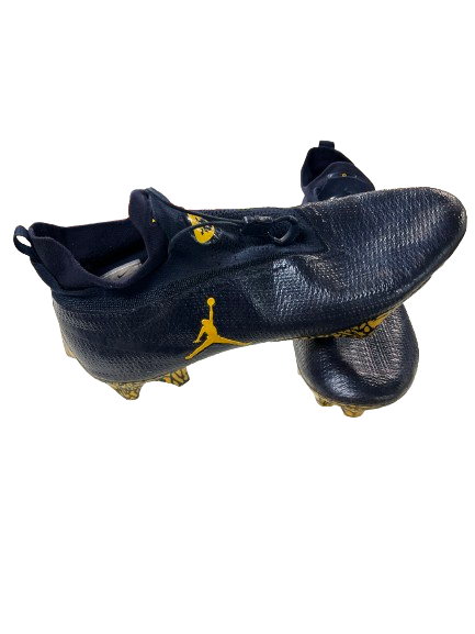 Jake Thaw Michigan Football Player Exclusive Cleats (Size 12)