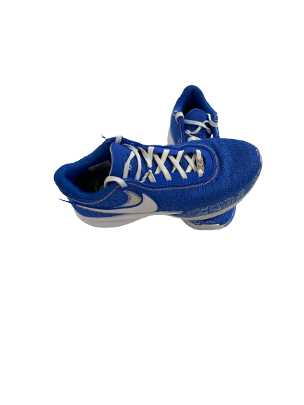 CJ Fredrick Kentucky Basketball Player-Exclusive LeBron XX Shoes (Size 12.5)