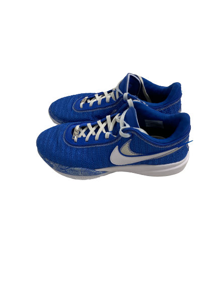 CJ Fredrick Kentucky Basketball Player-Exclusive LeBron XX Shoes (Size 12.5)