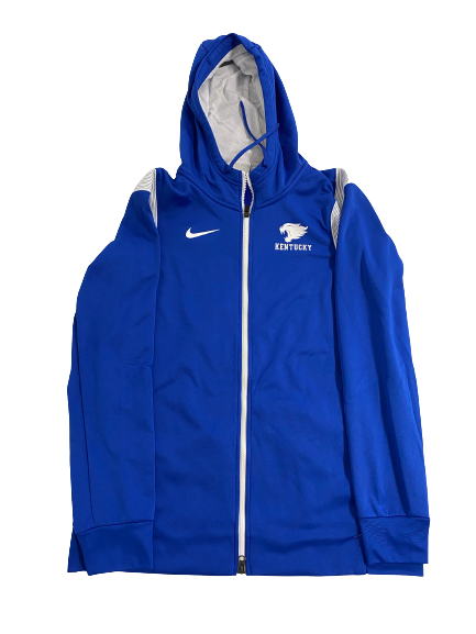 CJ Fredrick Kentucky Basketball Team-Issued Zip-Up Jacket (Size L)