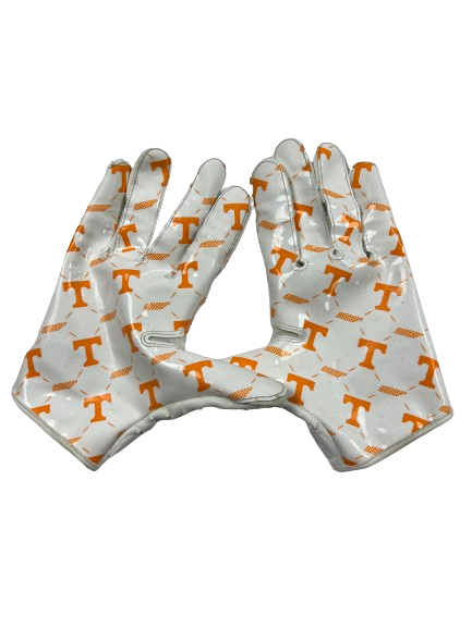 Doneiko Slaughter Tennessee Football Player Exclusive Gloves (Size L)