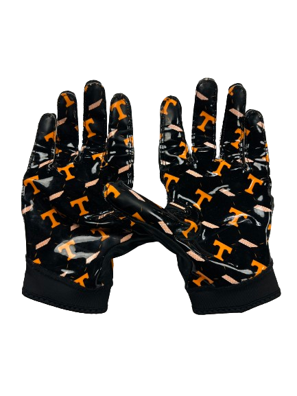 Doneiko Slaughter Tennessee Football Player Exclusive Gloves (Size XL)