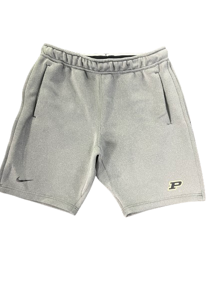 Ethan Morton Purdue Basketball Team Issued Sweatshorts (Size L)