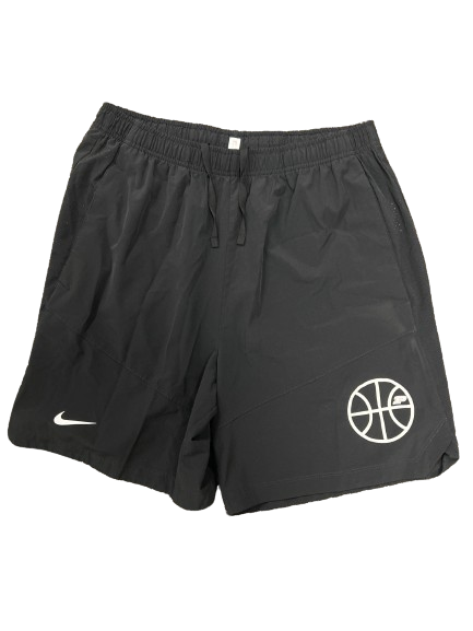Ethan Morton Purdue Basketball Player Exclusive Workout Shorts (Size M)