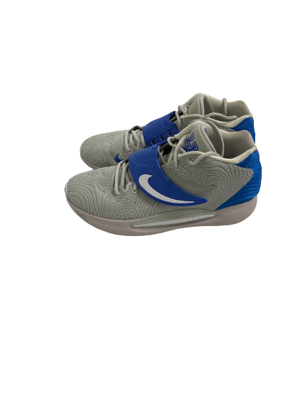 CJ Fredrick Kentucky Basketball Player-Exclusive KD 14 Shoes (Size 12.5)